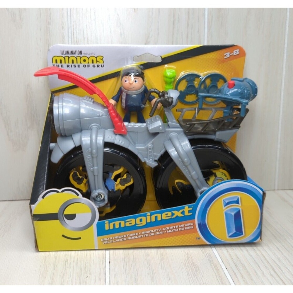 Fisher Price Imaginext Minions Rise of Gru Rocket Bike figure set